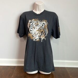 NWT OK Tease Co. Tiger Face T-Shirt
